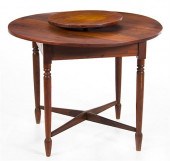 Federal style poplar lazy Susa