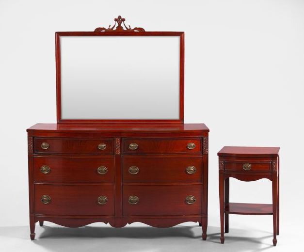 Federal-Style Stained Mahogany