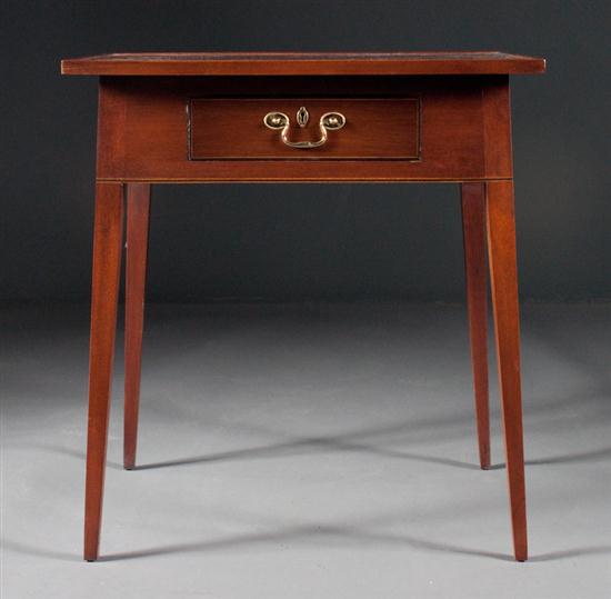 Federal style stringer inlaid