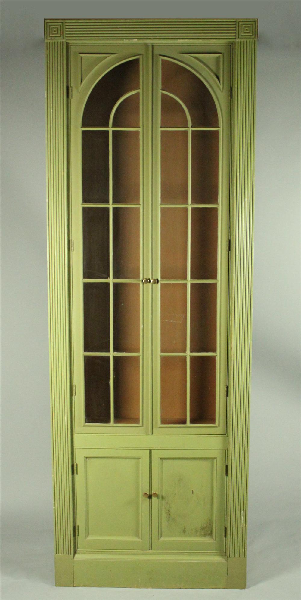FEDERAL STYLE TALL GREEN PAINTED