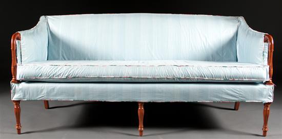 Federal style upholstered sofa 