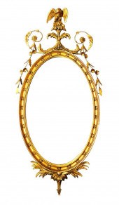 FEDERAL STYLE WALL MIRROR, OVA