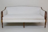 FEDERAL STYLE WHITE UPHOLSTERE