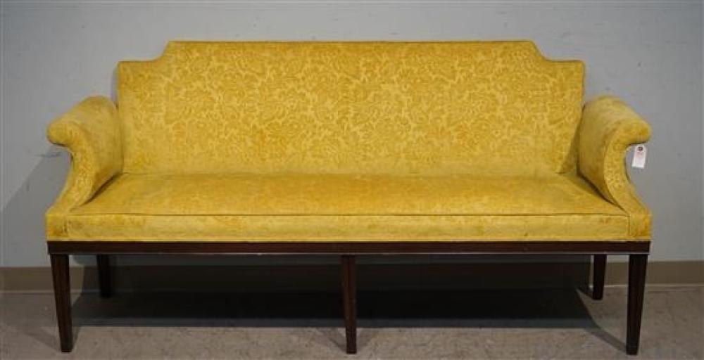 FEDERAL STYLE YELLOW UPHOLSTERED