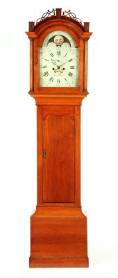 FEDERAL TALL CASE CLOCK.  Aaro
