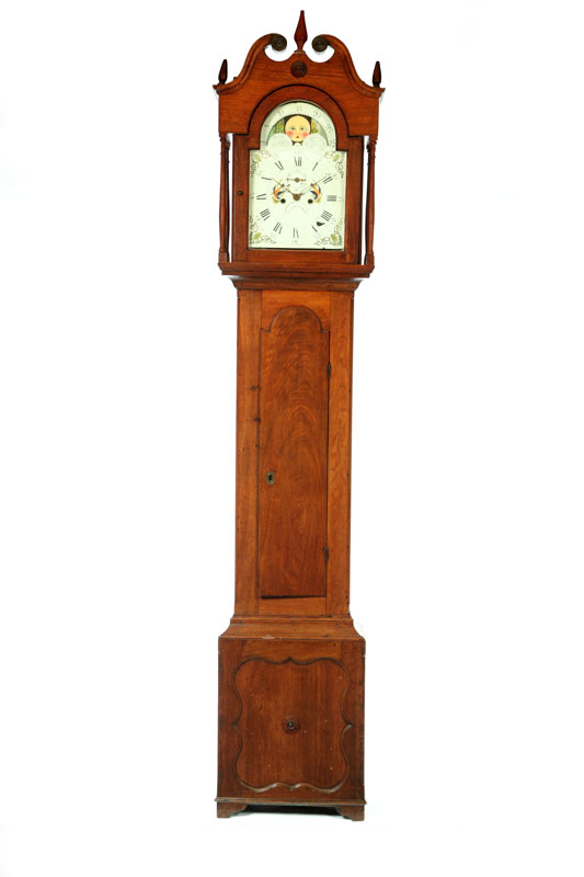 FEDERAL TALL CASE CLOCK.  American