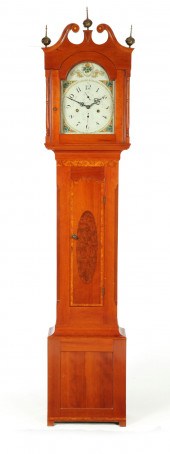FEDERAL TALL CASE CLOCK.  Move