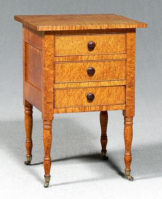 Federal tiger maple stand, highly