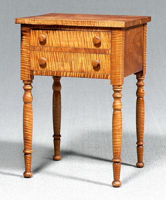 Federal tiger maple stand, highly