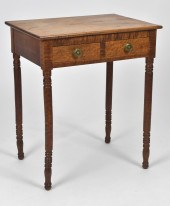 FEDERAL TIGER MAPLE TWO DRAWER