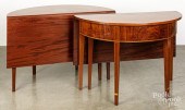 FEDERAL TWO PART MAHOGANY DINI