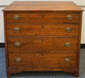 FEDERAL WALNUT CHEST OF DRAWER