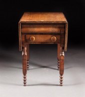 Federal walnut drop leaf workt