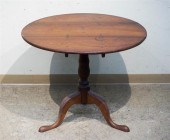 FEDERAL WALNUT TILT TOP TEA TA