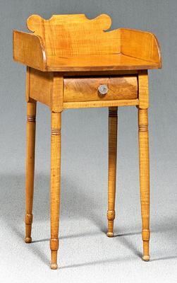 Federal washstand, tiger maple
