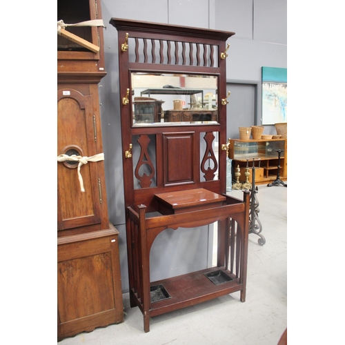 Federation style hall stand with