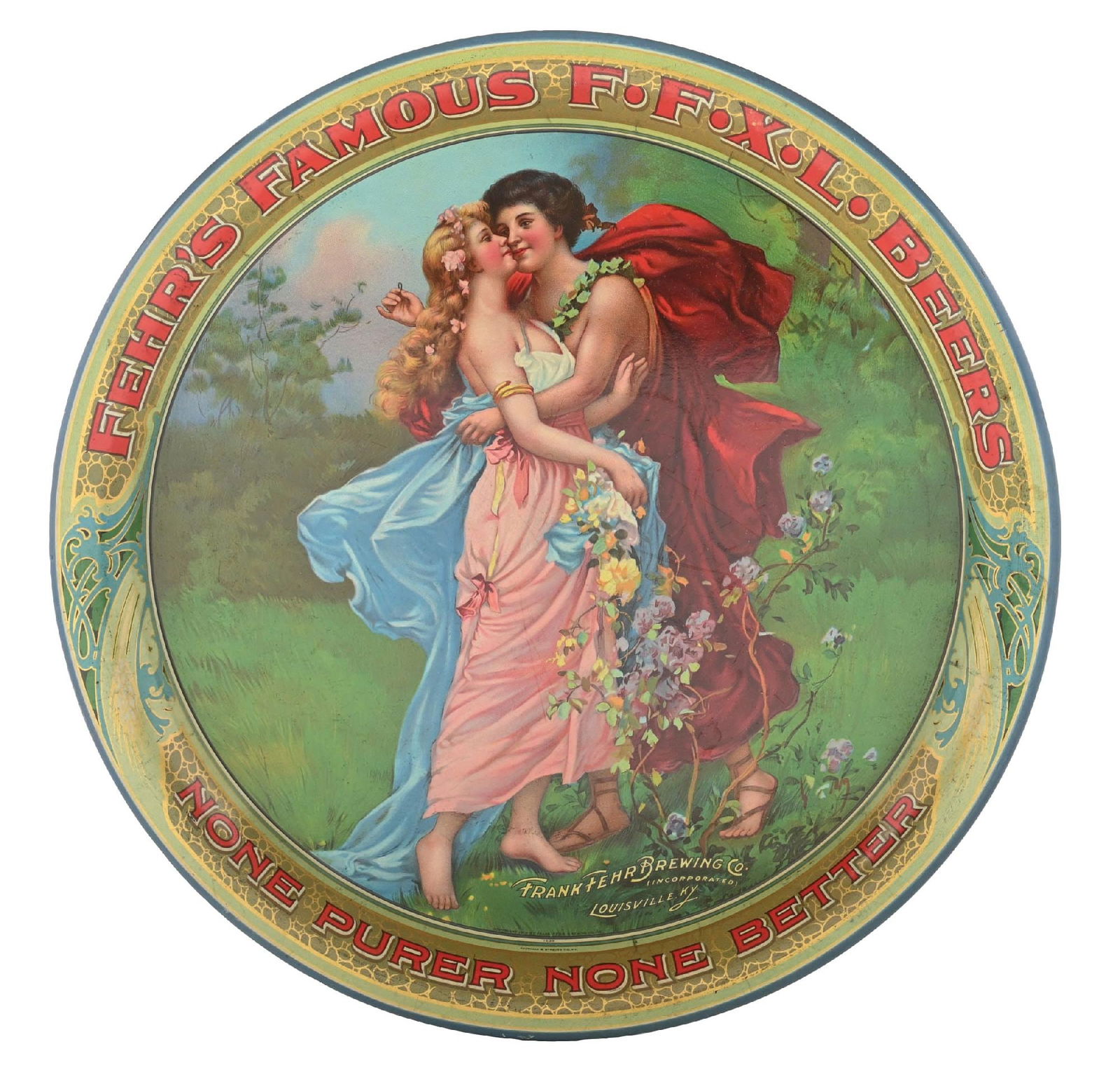 FEHR'S FAMOUS BEERS TRAY W/