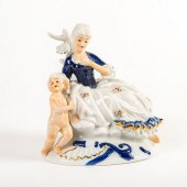 FEI PORCELAIN FIGURAL GROUP, V