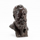 FELIX BENNETEAU BRONZE BUST OF