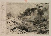 FELIX BUHOT ETCHING, DRYPOINT