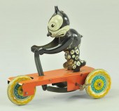 FELIX ON SCOOTER CLOCKWORK TOY