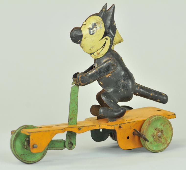 FELIX ON SCOOTER Nifty lithographed
