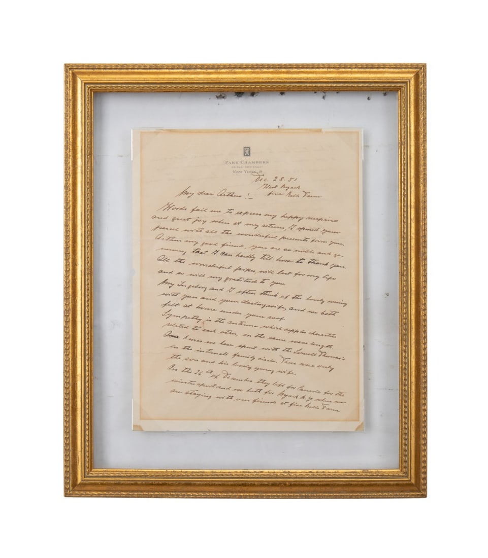 FELIX VON LUCKNER HANDWRITTEN &