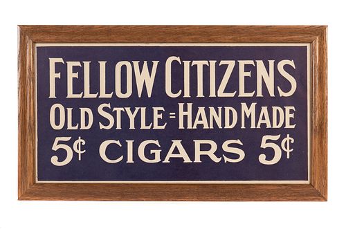 FELLOW CITIZENS CIGAR ADFellow