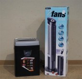 FELLOWS PAPER SHREDDER AND TWO