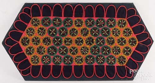 FELT PENNY TABLE THROW, CA.