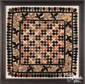 FELT PENNY TABLE THROW, CA. 18