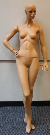 FEMALE MANNEQUIN, H: 70 IN. (1
