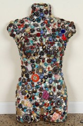 FEMALE TORSO HAVING JEWLERY AN