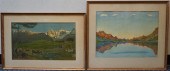 FEN HODLER, ALPINE LAKE, WATER