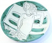 FENCH VALLAURIS GREEN & WHITE