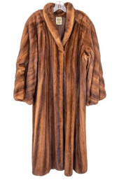 FENDI BROWN MINK COAT<br>Fendi