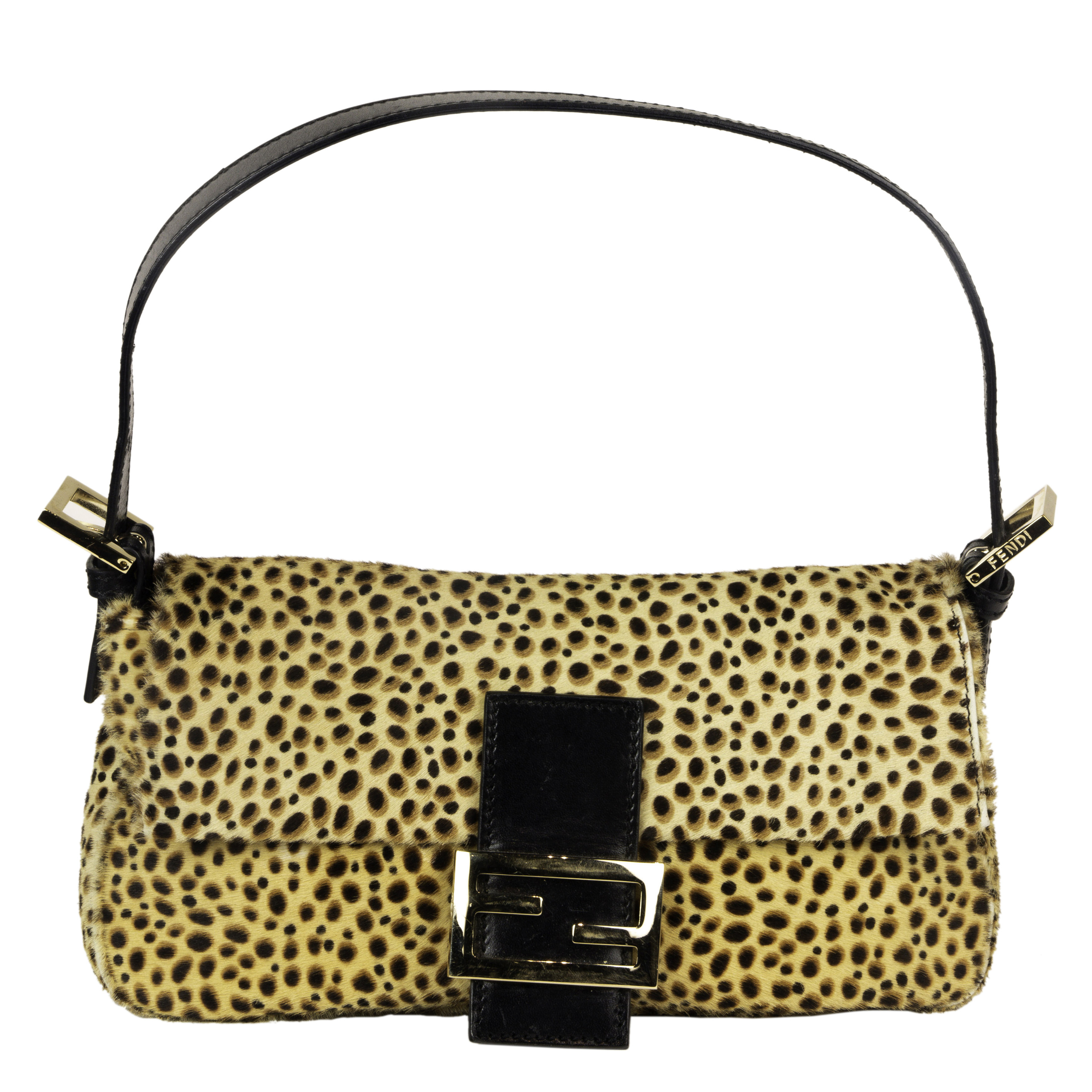 FENDI CHEETAH PRINT PONYHAIR