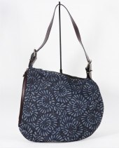 FENDI EMBOSSED DENIM OYSTER SH