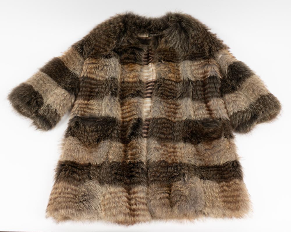 FENDI FUR COATwith "I. Magnin and