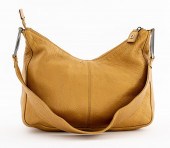 FENDI METALLIC LEATHER SHOULDE