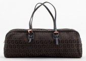 FENDI MONOGRAM CANVAS HANDBAG