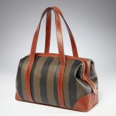 FENDI PEQUIN STRIPE HANDBAG 20