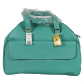 FENDI TURQUOISE BLUE LEATHER D