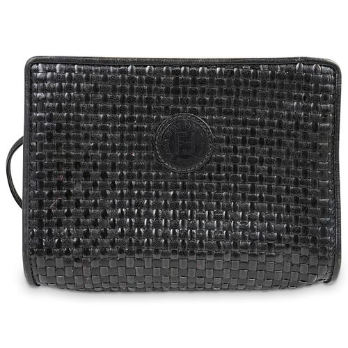 FENDI WOVEN LEATHER