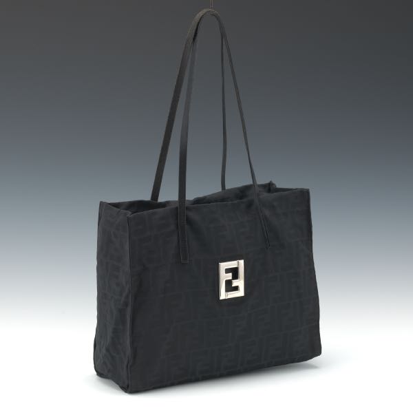 FENDI ZUCCA JACQUARD TOTE 12" x 10"