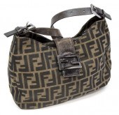 FENDI ZUCCA MONOGRAM CANVAS &