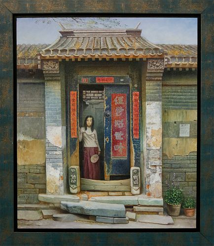 FENG SHAO SHURI OIL ON BOARD