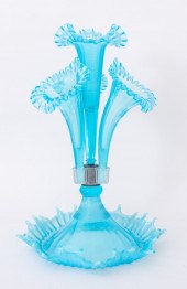 FENTON ART GLASS CO. BLUE OPAL