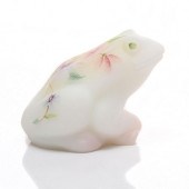 FENTON BURMESE GLASS FIGURE, F