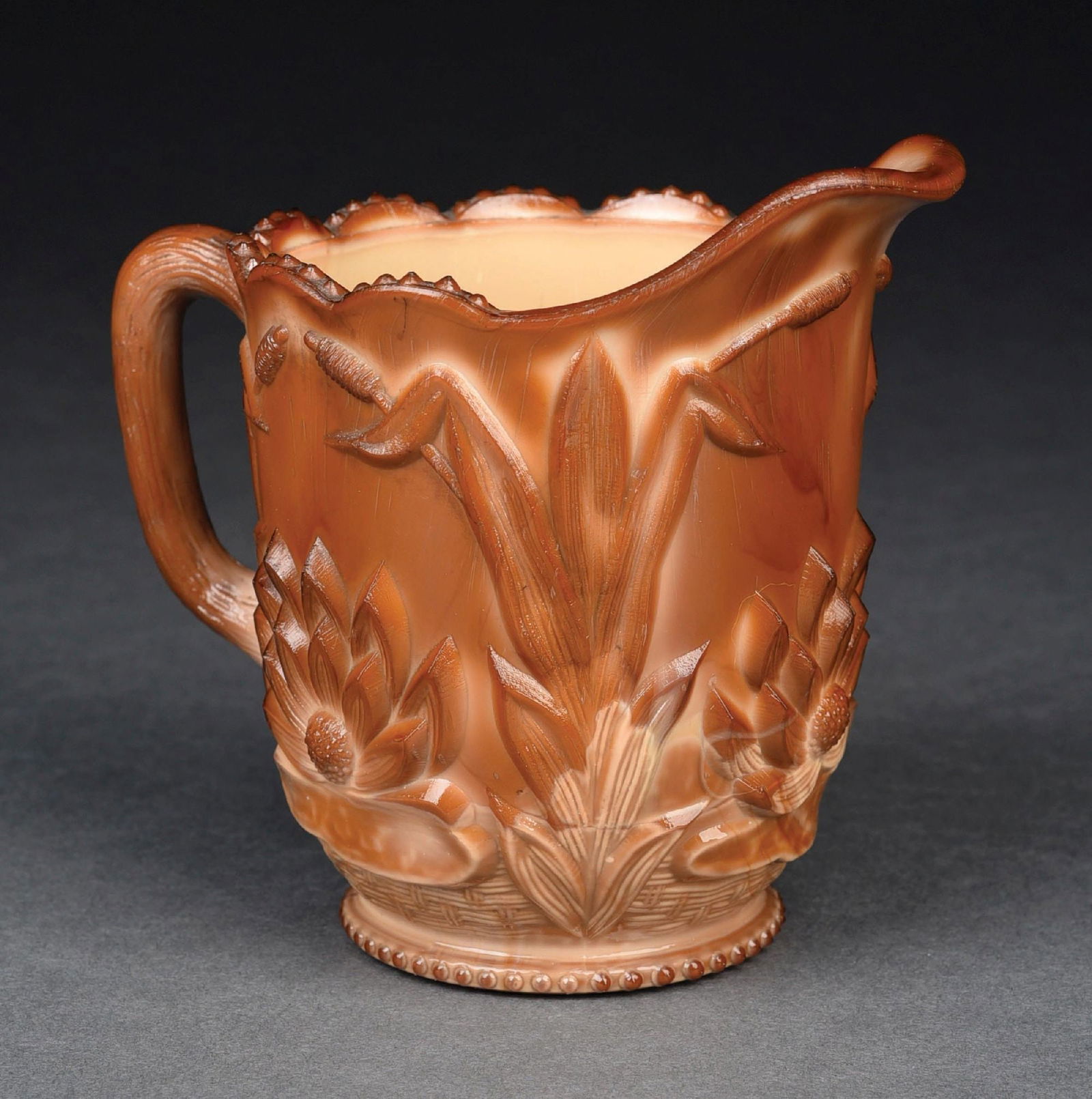 FENTON CHOCOLATE EMBOSSED WATER